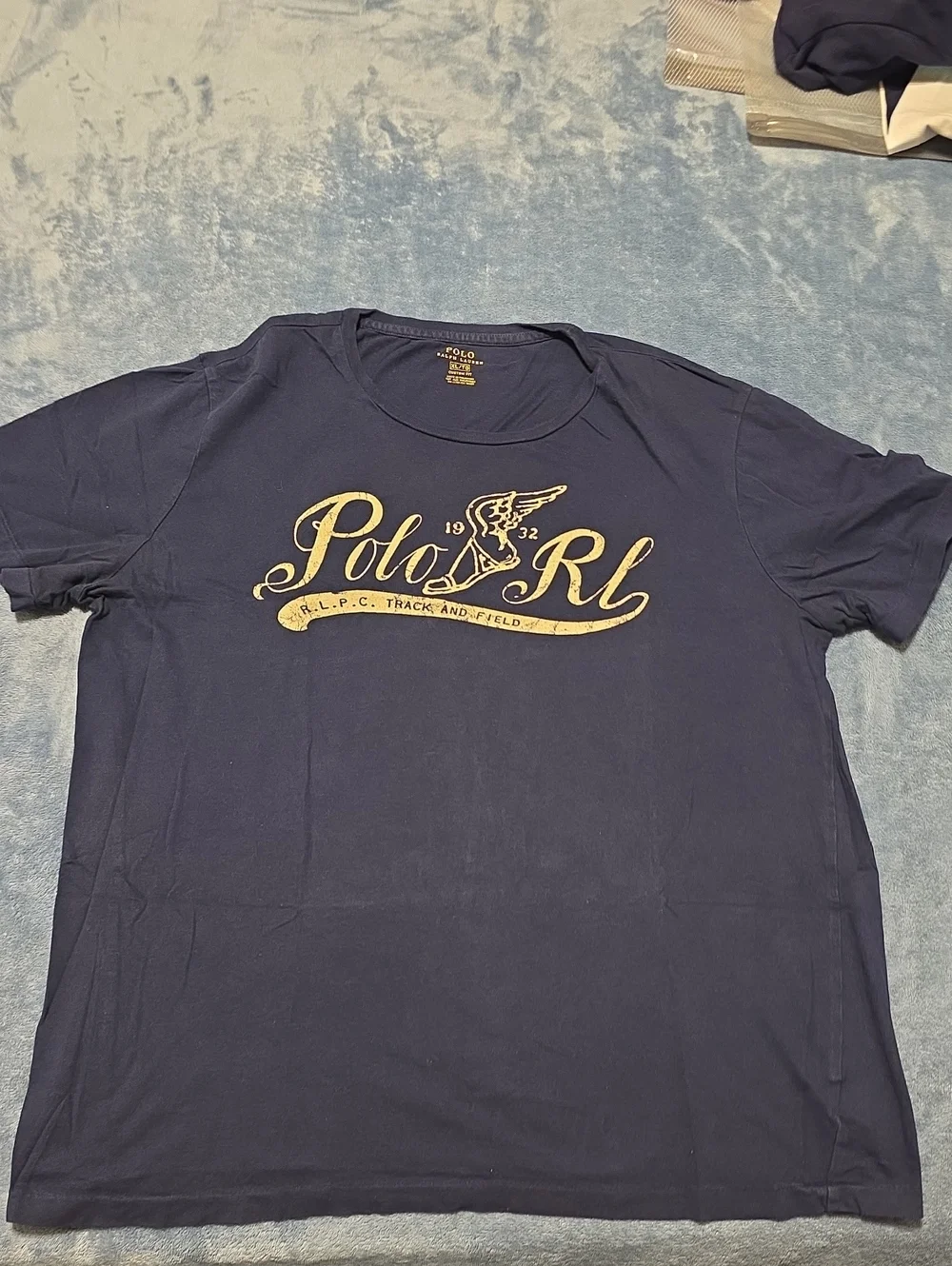 Polo by Ralph Lauren Navy Short-Sleeve Graphic Logo Tee